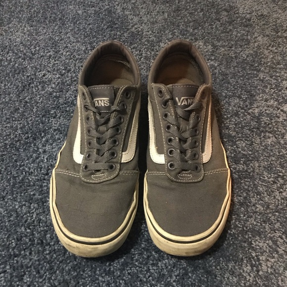 old school vans grey